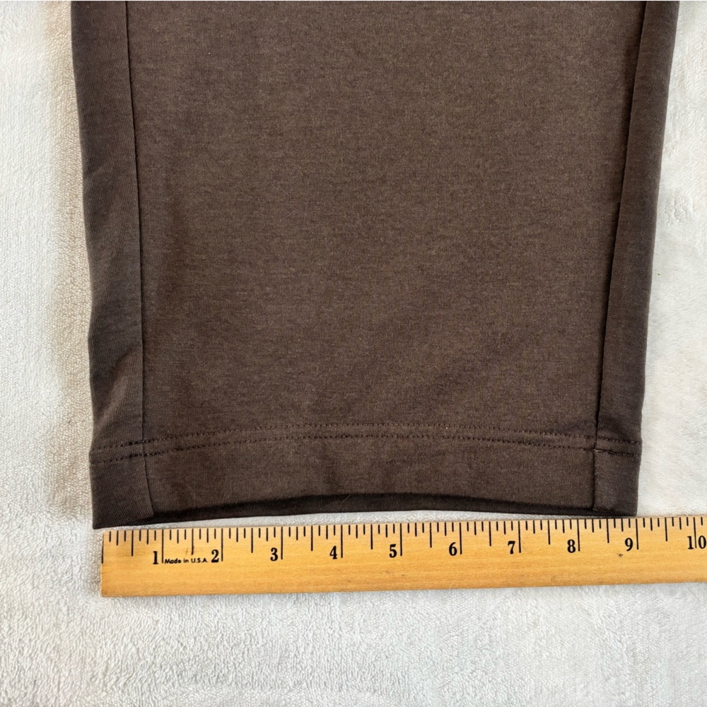 NWT Pure Jill Slim Leg Cropped Pants Brown High Rise Size 3X(US 24) Pull On - Picture 10 of 10